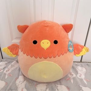 Squishmallows 16” Abdul the Griffon Mythical Eagle Lion Orange And Yellow Plush